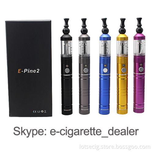 360 Degree Swivel Drip Tip 2200mAh 3.2V-4.2V Mod Ecig E-Pine 2 New Generation E-Cigarette Revolutionary Starter Kit